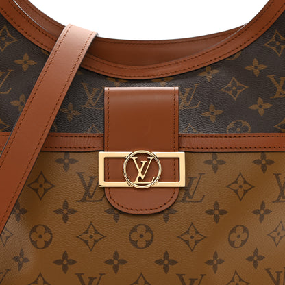 Louis Vuitton Reverse Monogram Dauphine Hobo MM 9 of 9