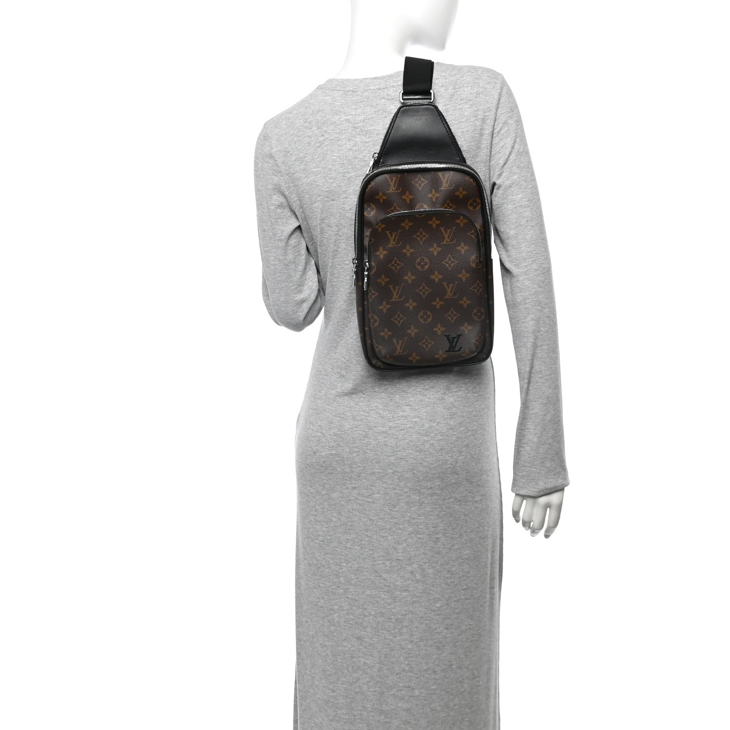 Louis Vuitton Monogram Macassar Avenue Sling Bag 2 of 9