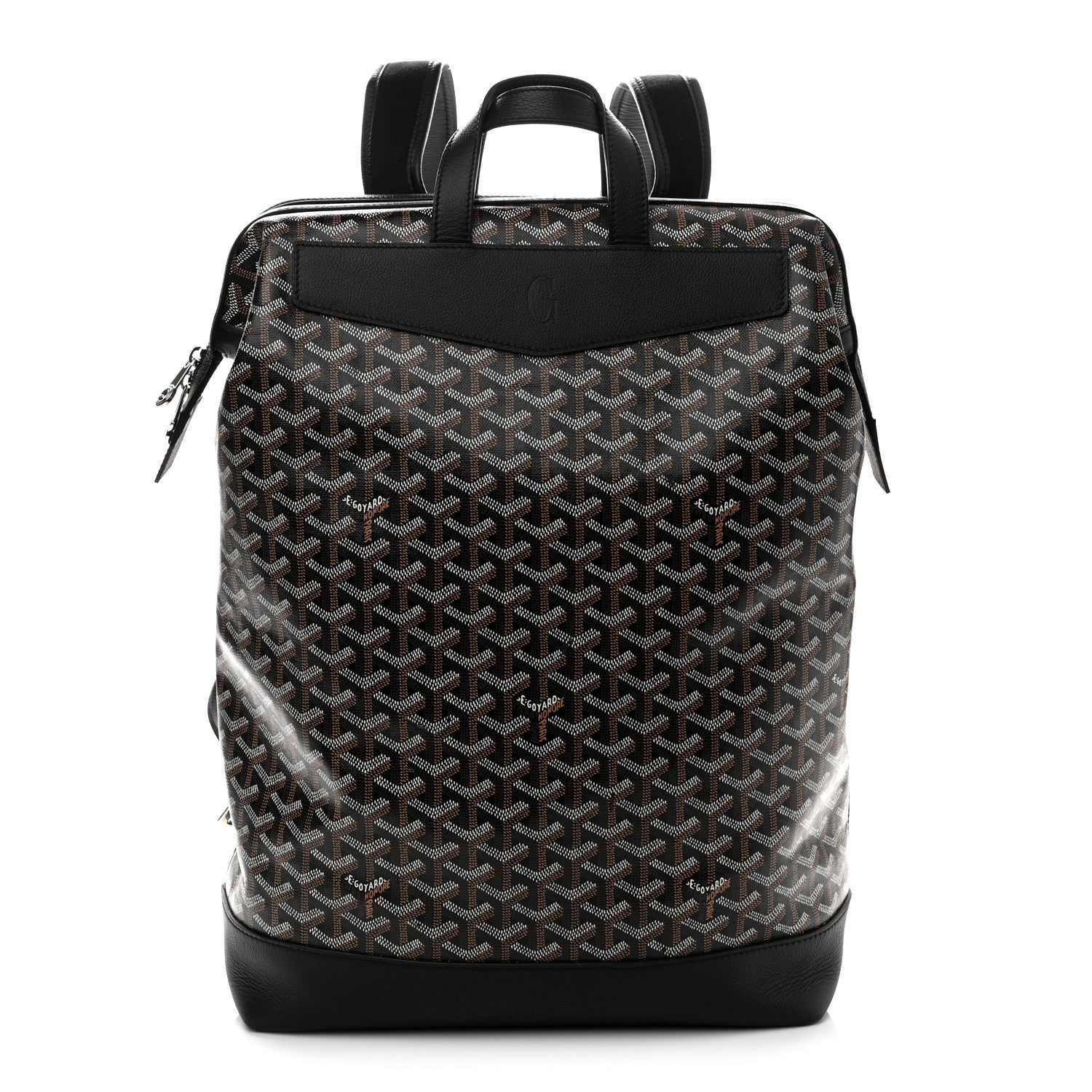 Goyard Goyardine Calfskin Cisalpin Backpack Black 1919100
