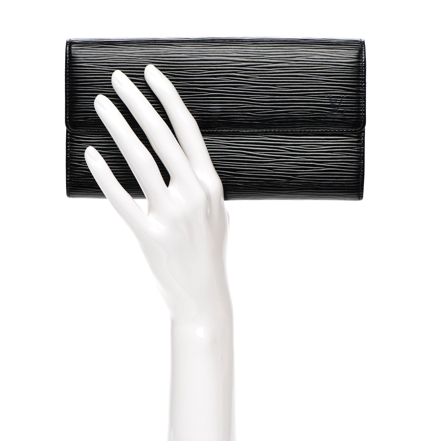Louis Vuitton Epi Sarah Wallet Black 2 of 6