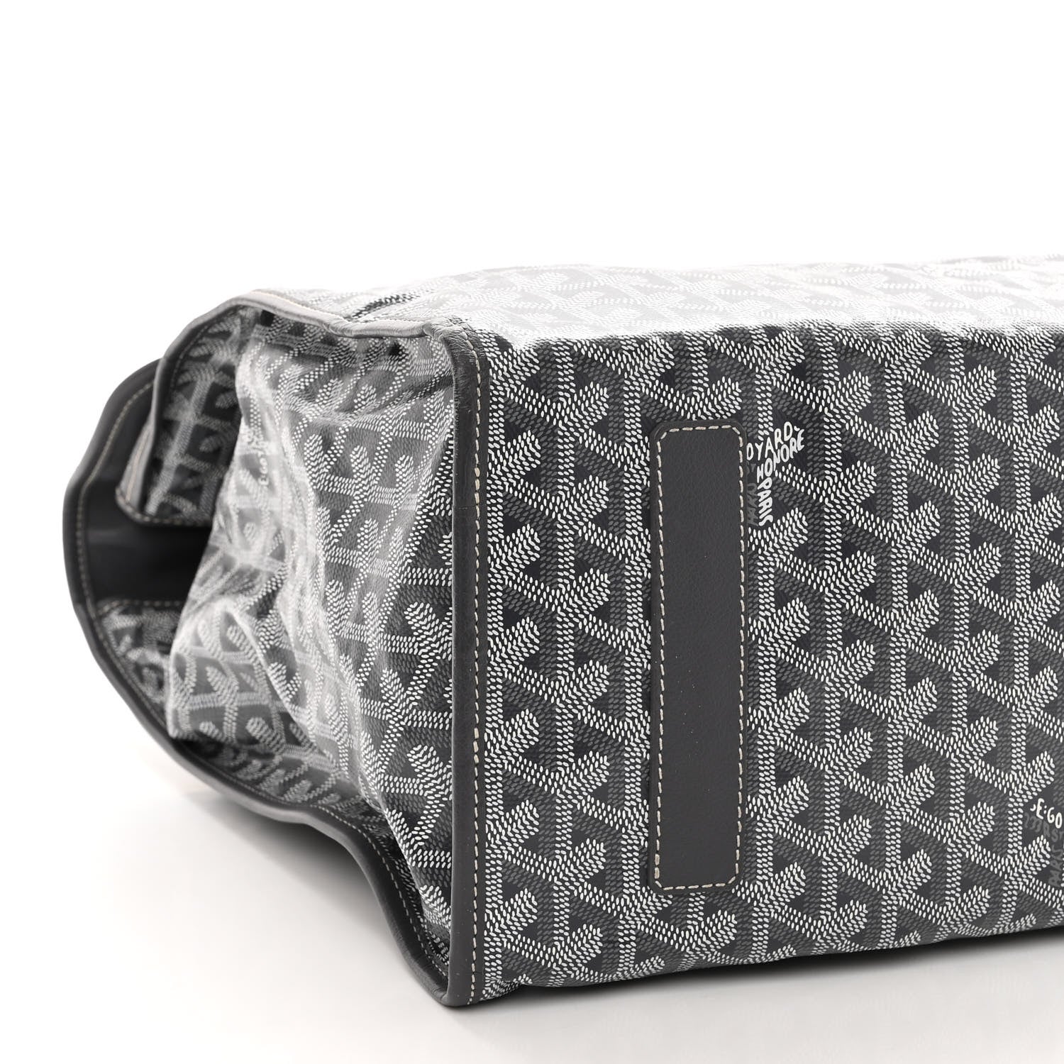 Goyard Goyardine Saint Leger Soft Briefcase Backpack Grey 8 of 10