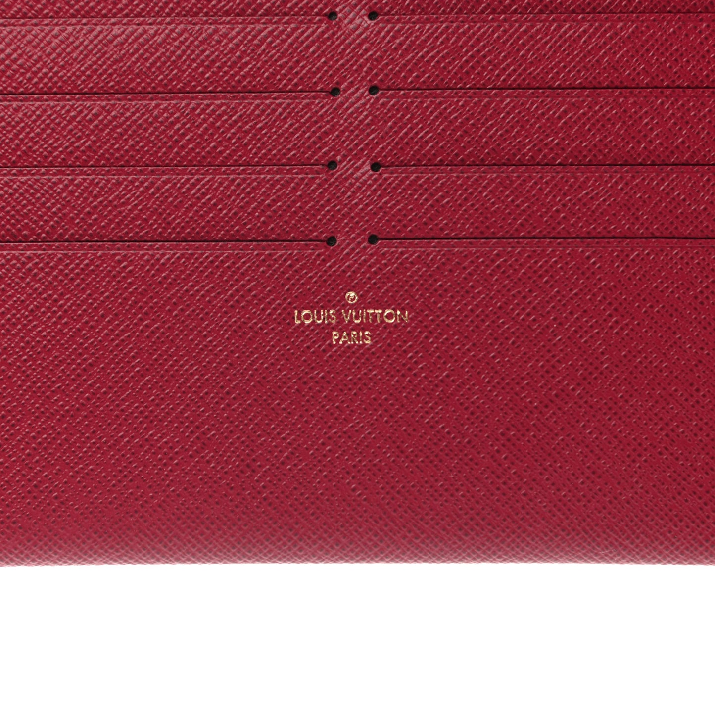 Calfskin Felicie Card Holder Insert Fuchsia