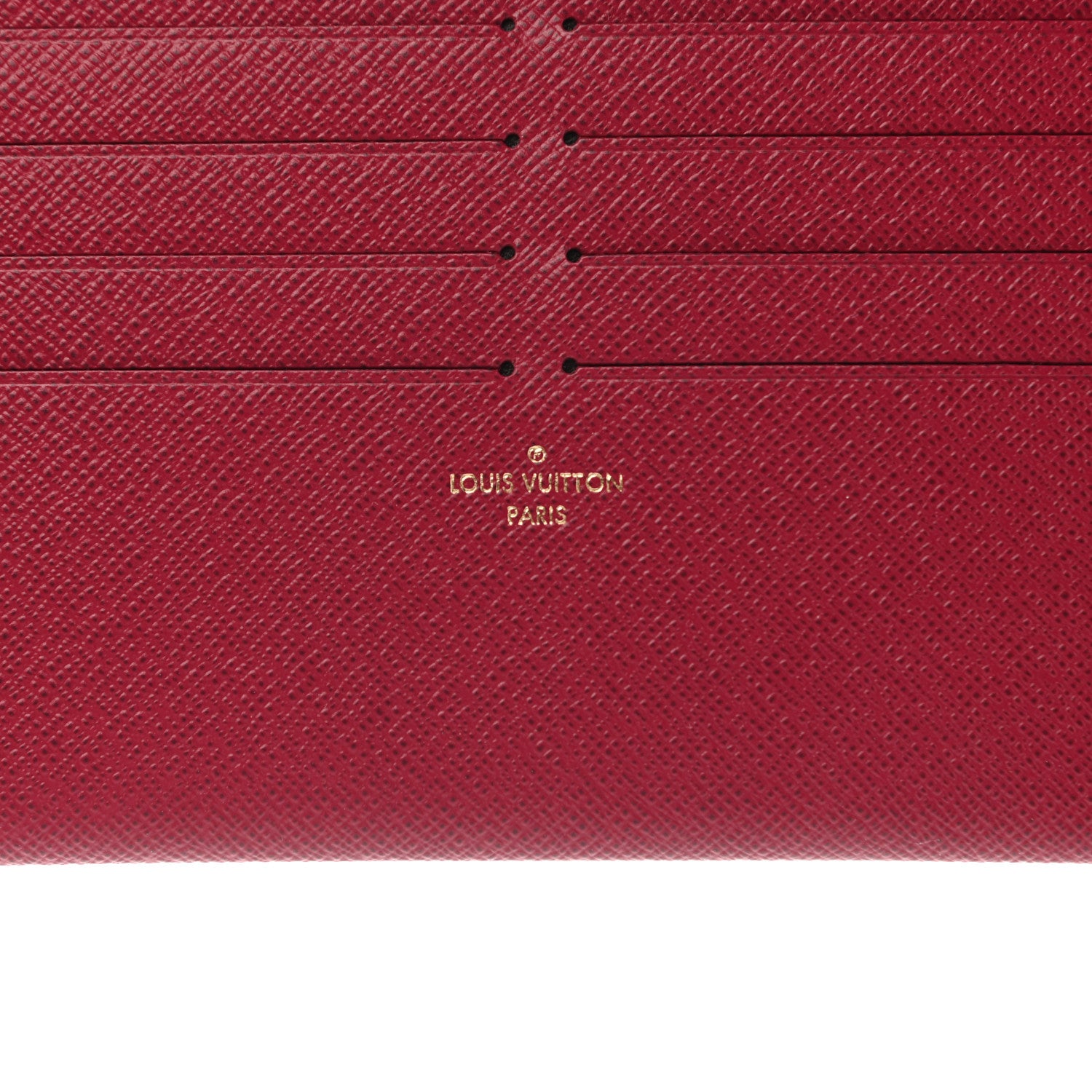 Louis Vuitton Calfskin Felicie Card Holder Insert Fuchsia 6 of 6