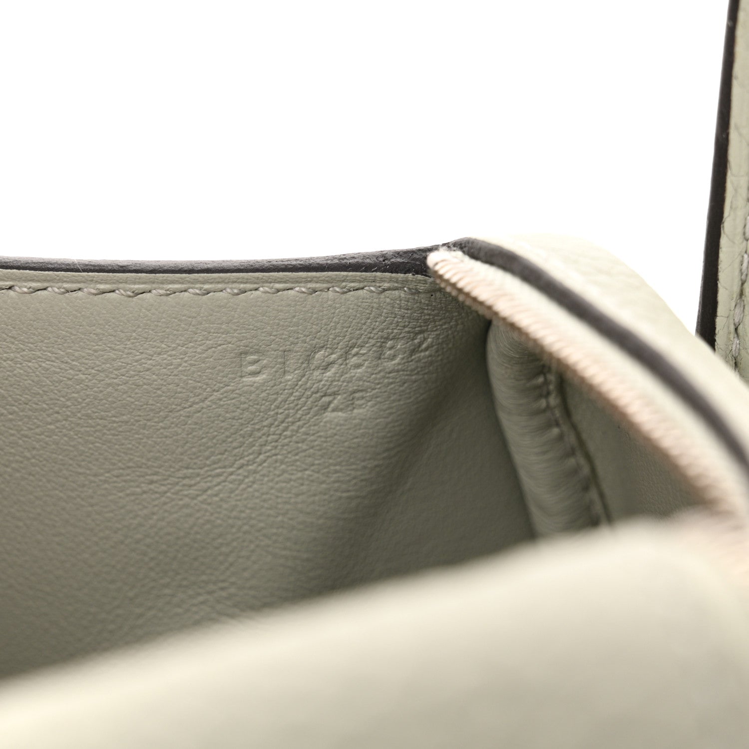 Hermes Taurillon Clemence Mini Lindy 20 Gris Neve 7 of 11