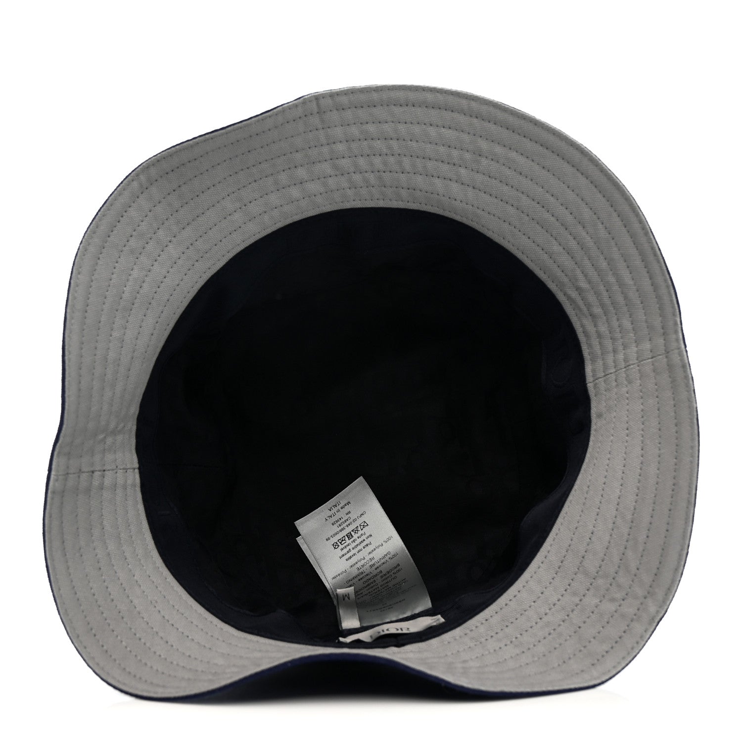 Christian Dior Cotton Woven Atelier Bob Bucket Hat M Blue 7 of 9