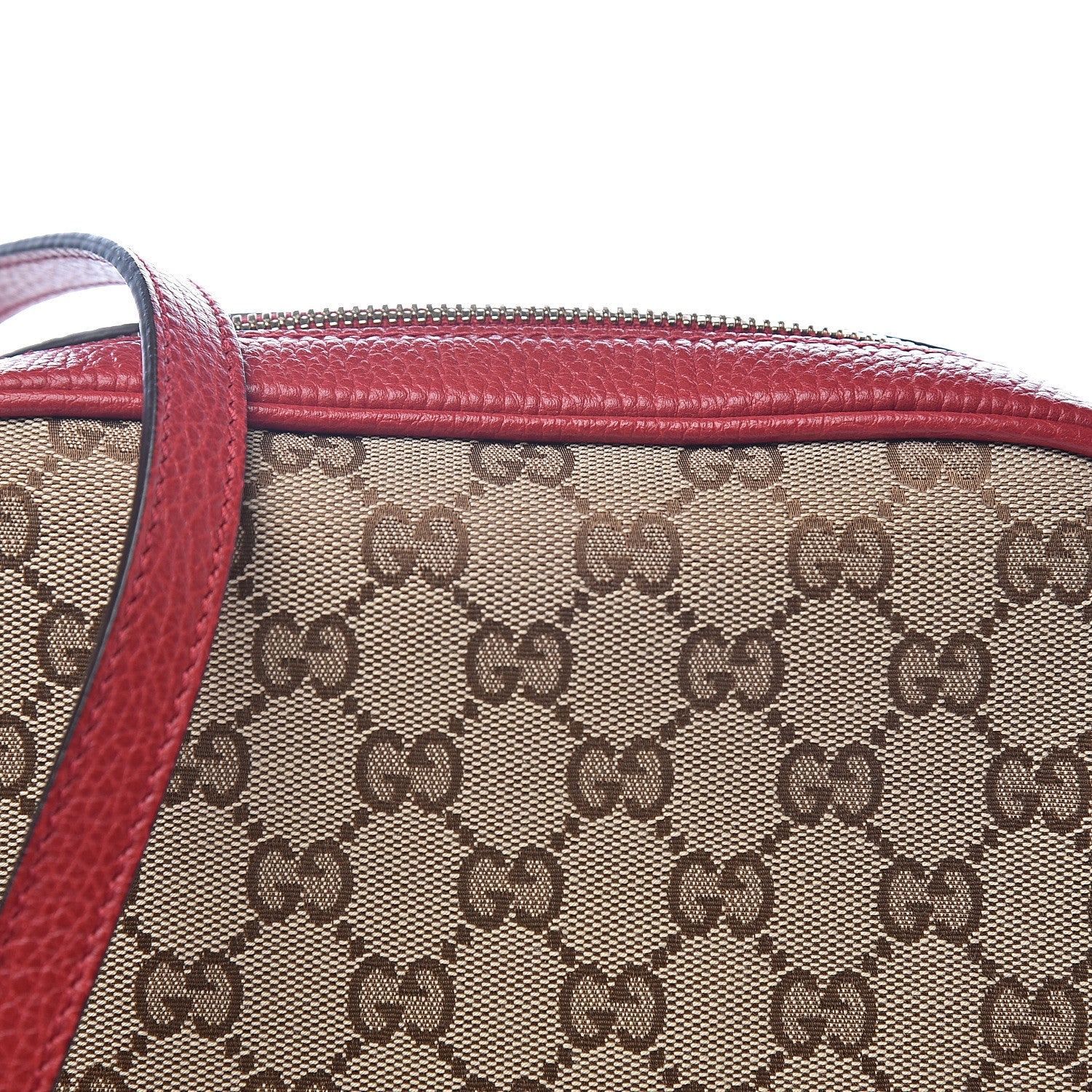 Gucci Monogram Mini Bree Messenger Bag Red 9 of 9