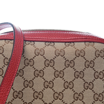 Gucci Monogram Mini Bree Messenger Bag Red 9 of 9