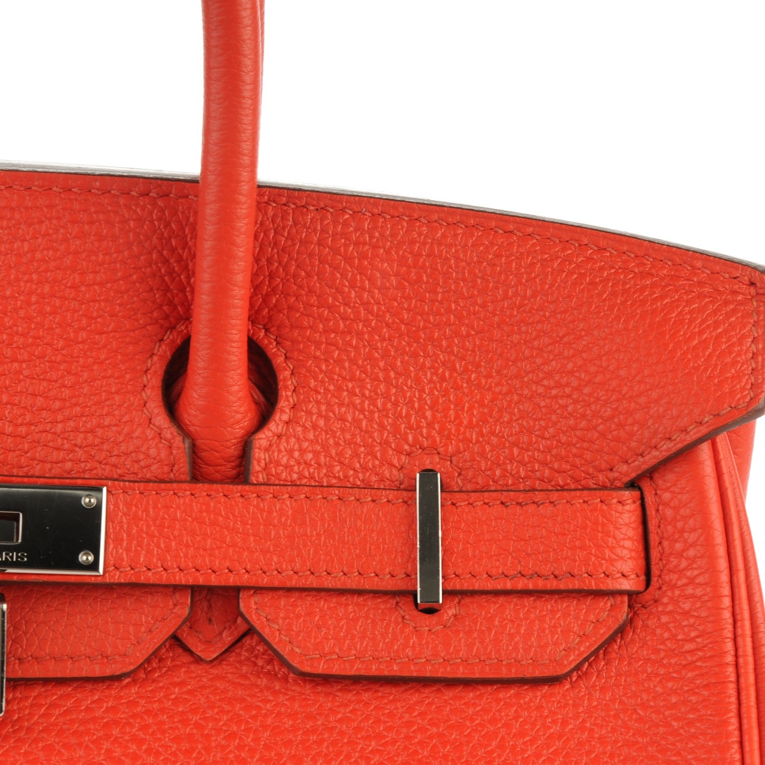 Hermes Togo Birkin 30 Capucine 5 of 27