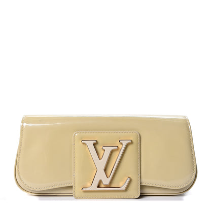 Louis Vuitton Patent Sobe Clutch Blanc Corail 1 of 10
