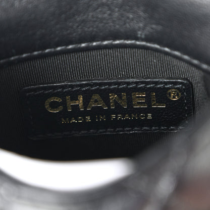 Chanel Lambskin Quilted My Precious Phone Case Flap Bag Black 6 of 12