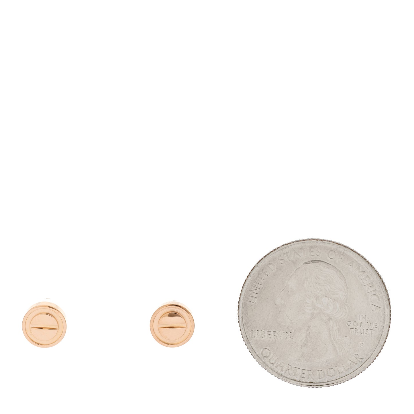18K Pink Gold LOVE Earrings