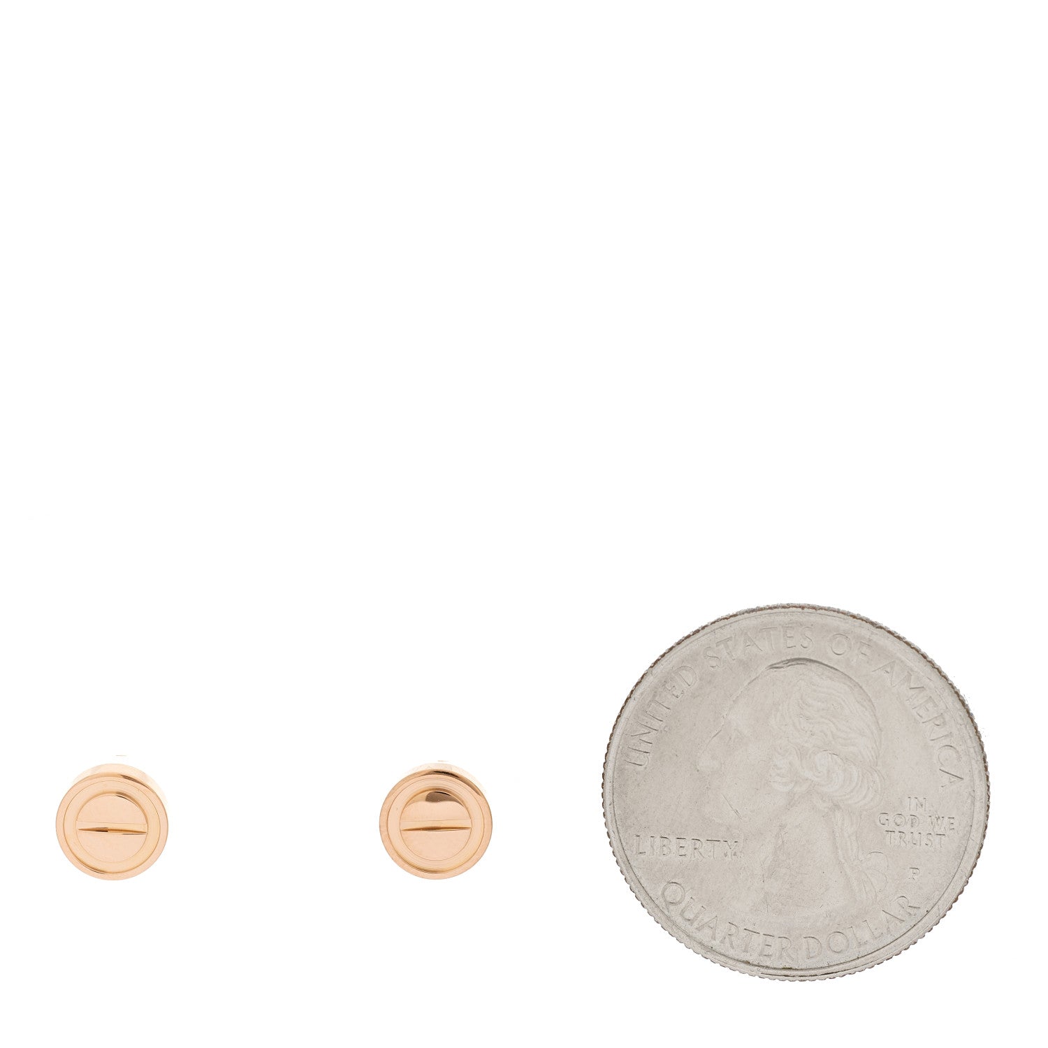Cartier 18K Pink Gold LOVE Earrings 2 of 5