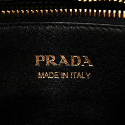 Prada Saffiano Cuir Calfskin Small Monochrome Top Handle Tote Black 6 of 9