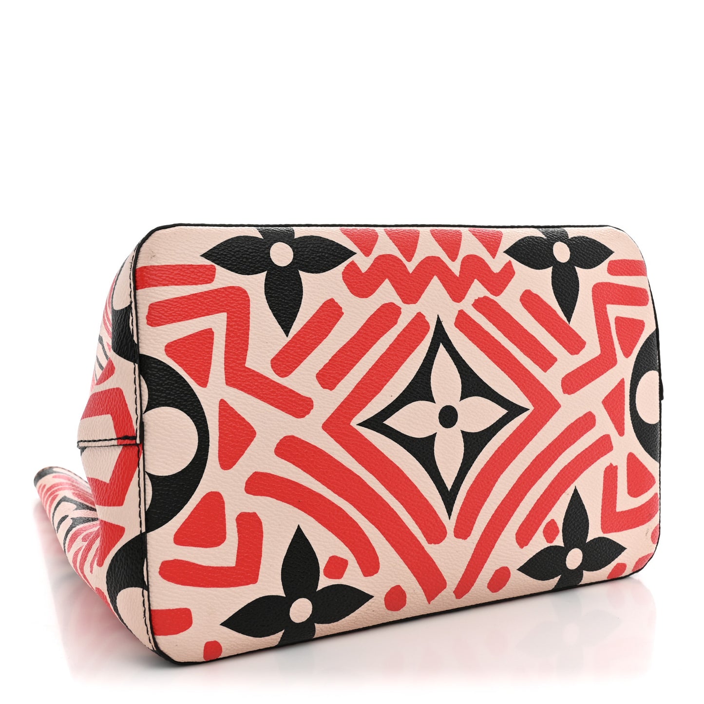 Monogram Giant Crafty NeoNoe MM Creme Rouge Black
