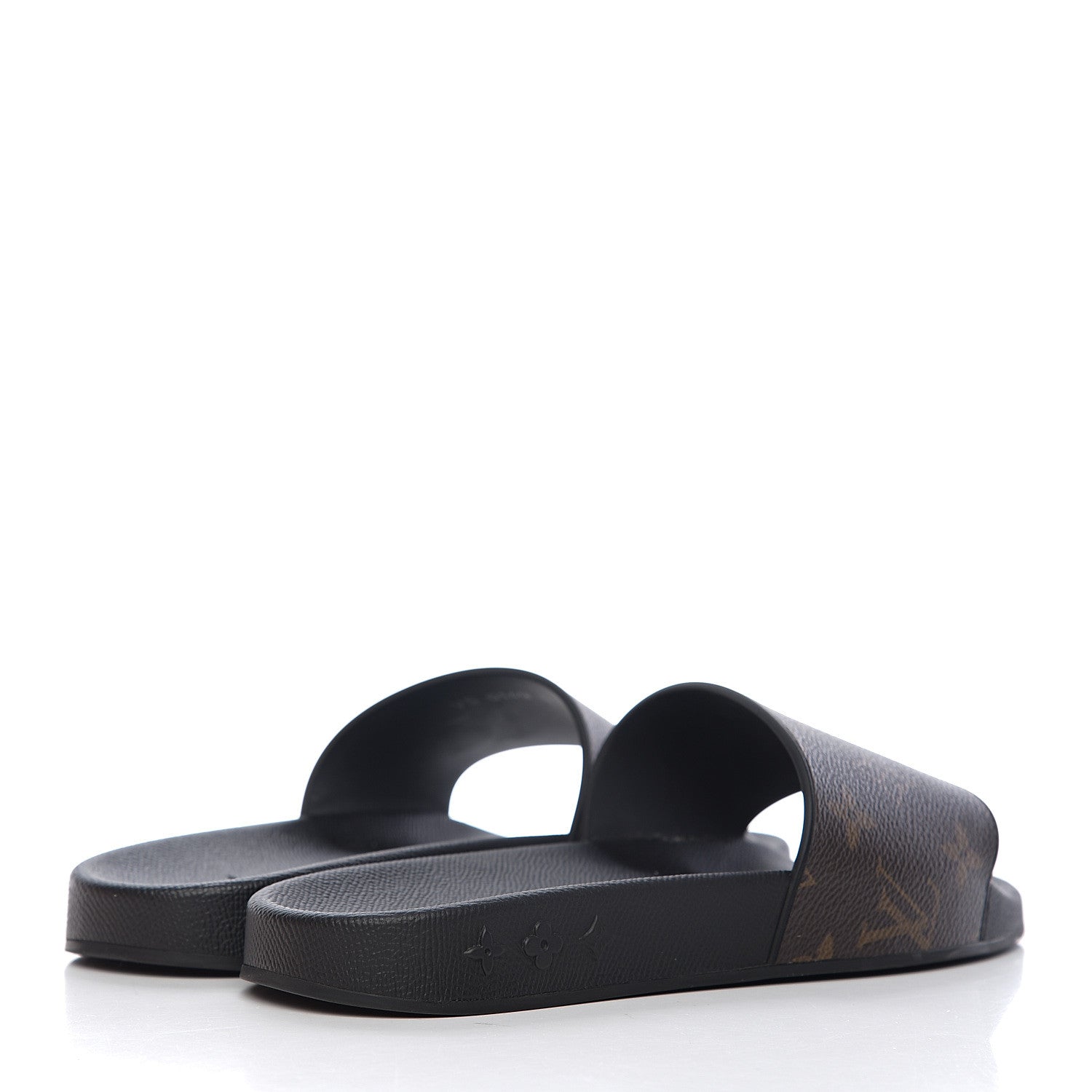 Louis Vuitton Rubber Monogram Mens Waterfront Mules 5 Macassar 4 of 7