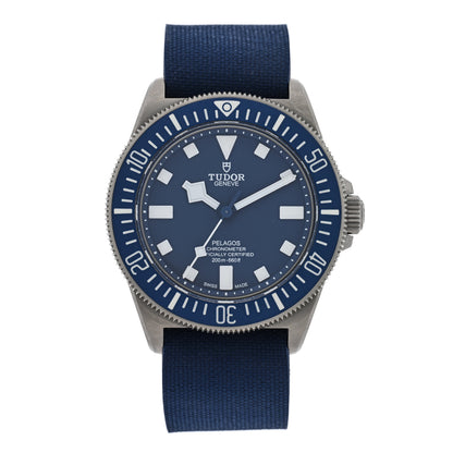 TUDOR Titanium Fabric 42mm Pelagos Automatic Watch Blue 25707B 1 of 5