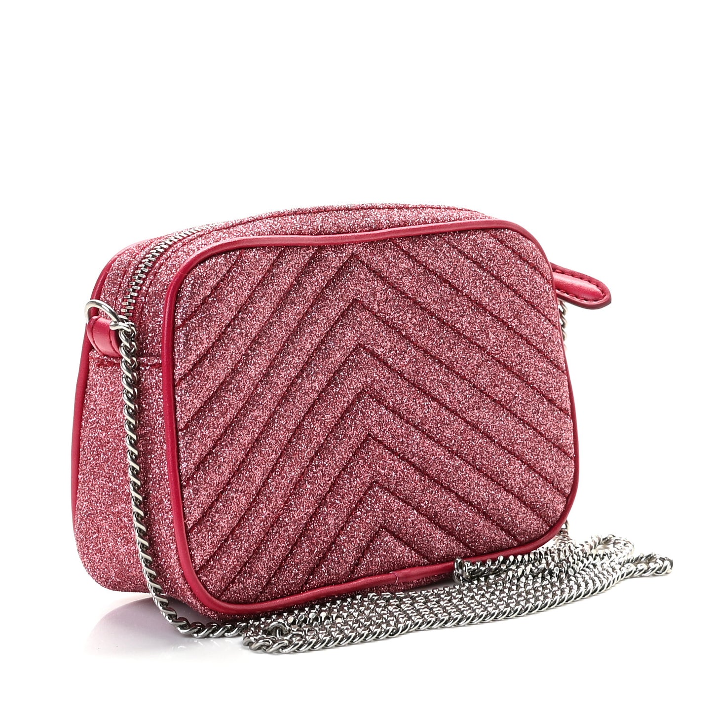 Glitter Star Patch Shoulder Bag Pink