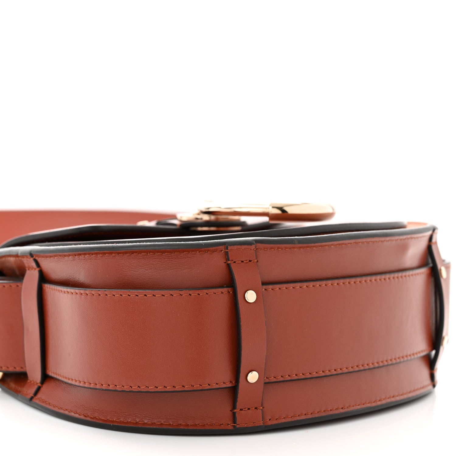 Chloe Calfskin Small Tess Bag Sepia Brown 10 of 12