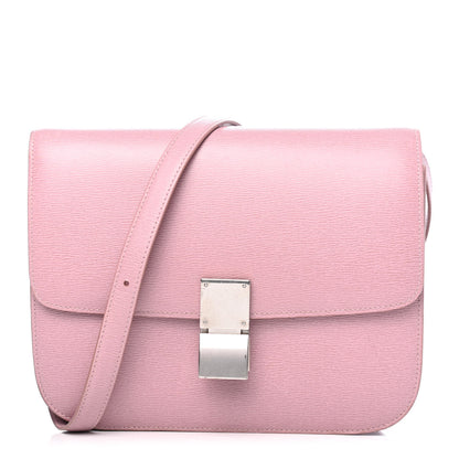 Celine Liege Calfskin Medium Classic Box Flap Bag Antique Rose 1 of 4
