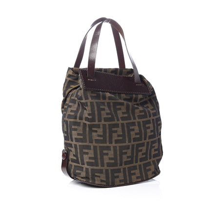 Fendi Zucca Mini Tote Tobacco 3 of 10
