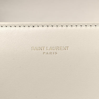 Saint Laurent Smooth Calfskin Medium Classic Monogram Cassandra Top Handle Crema Soft 7 of 11
