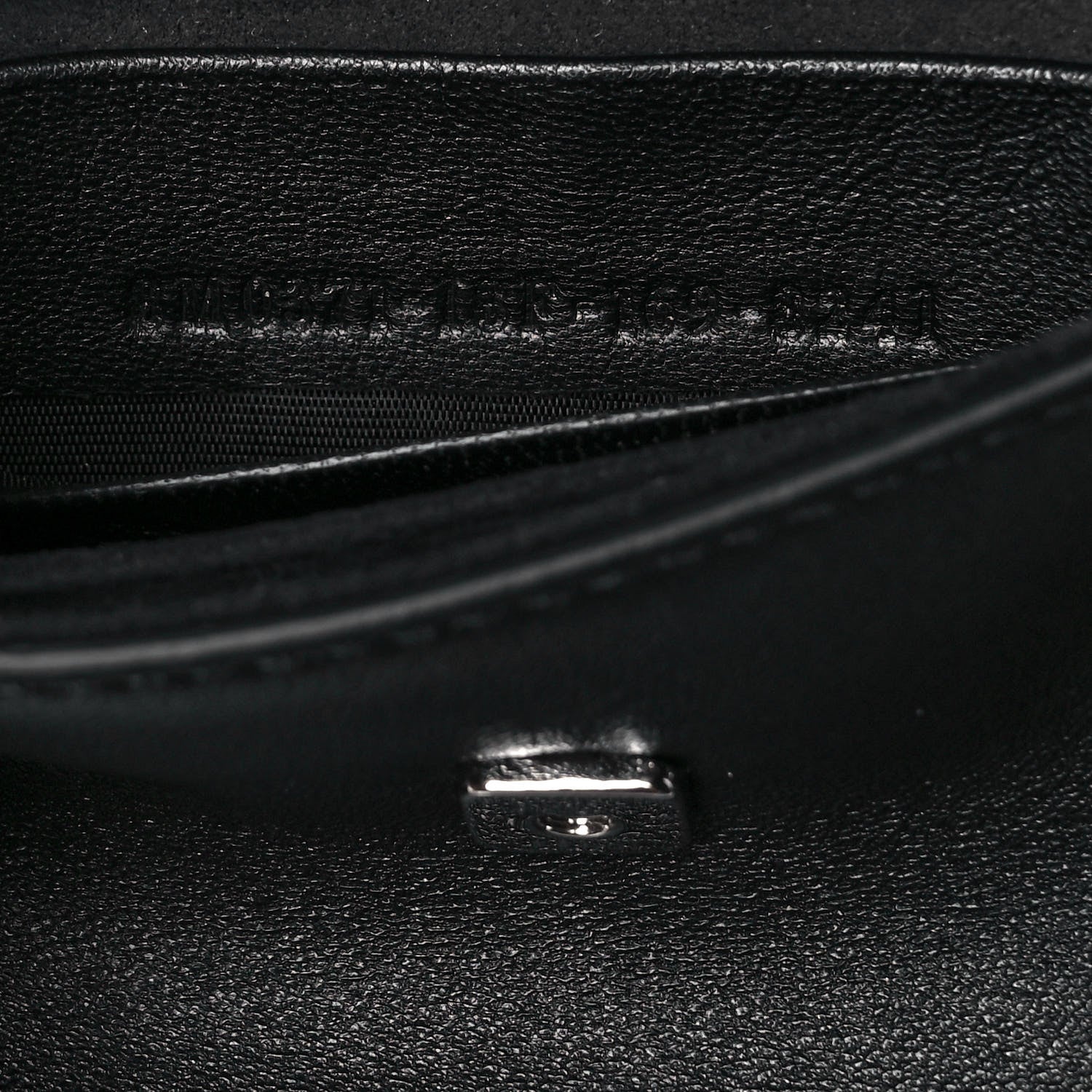 Fendi Shiny Nappa Trapuntata Micro Double Baguette Black 8 of 10