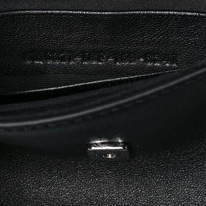 Fendi Shiny Nappa Trapuntata Micro Double Baguette Black 8 of 10