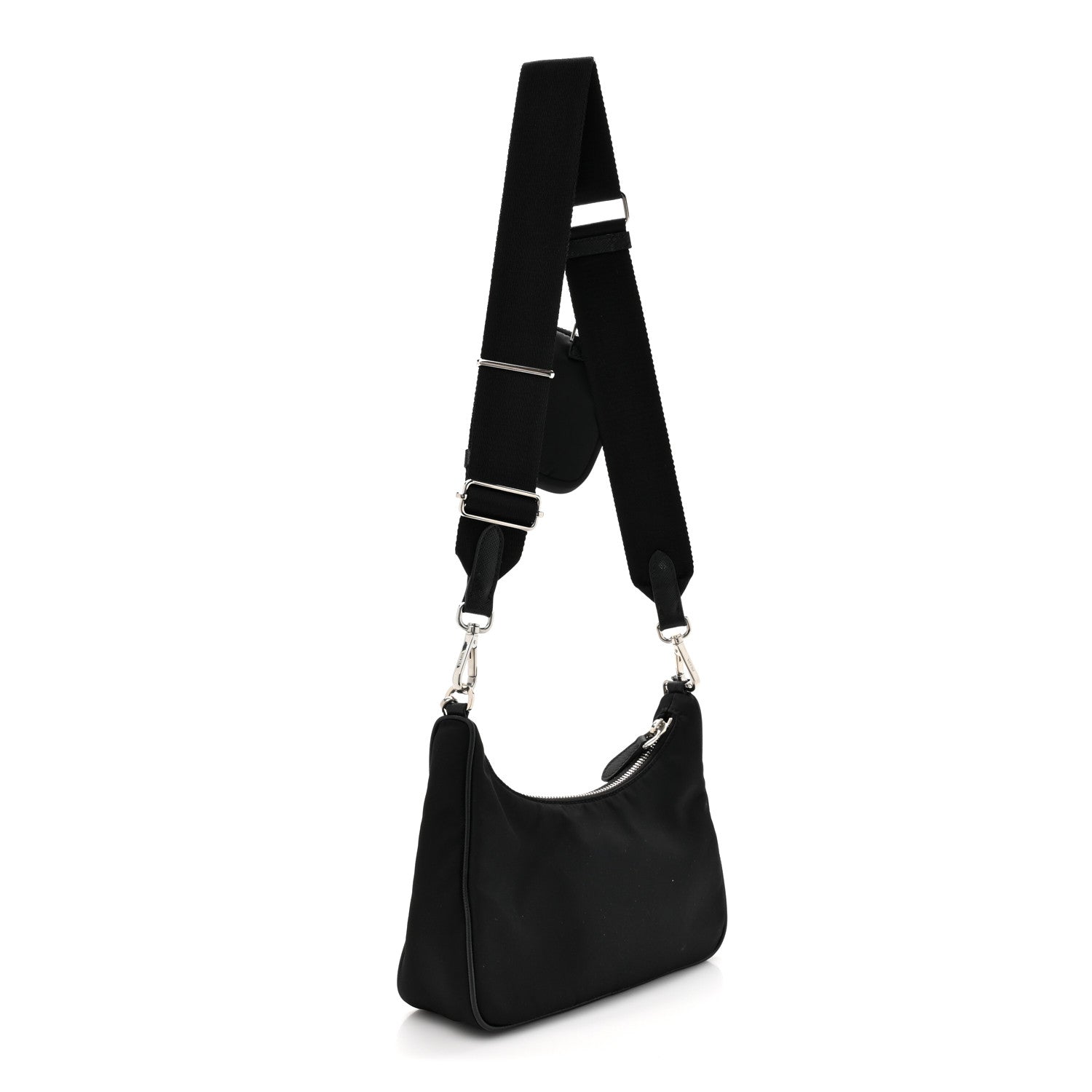 Prada Nylon Re-Edition 2005 Shoulder Bag Black 3 of 9