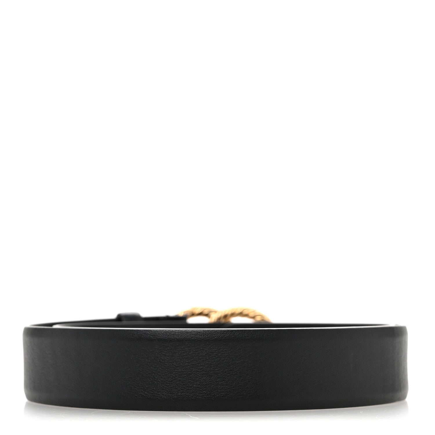 Chanel Calfskin Pearl Crystal CC Belt 80 32 Black 1700365