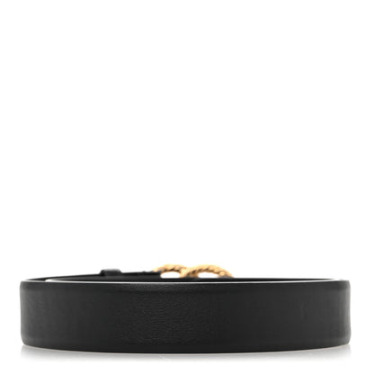 Chanel Calfskin Pearl Crystal CC Belt 80 32 Black 2 of 8
