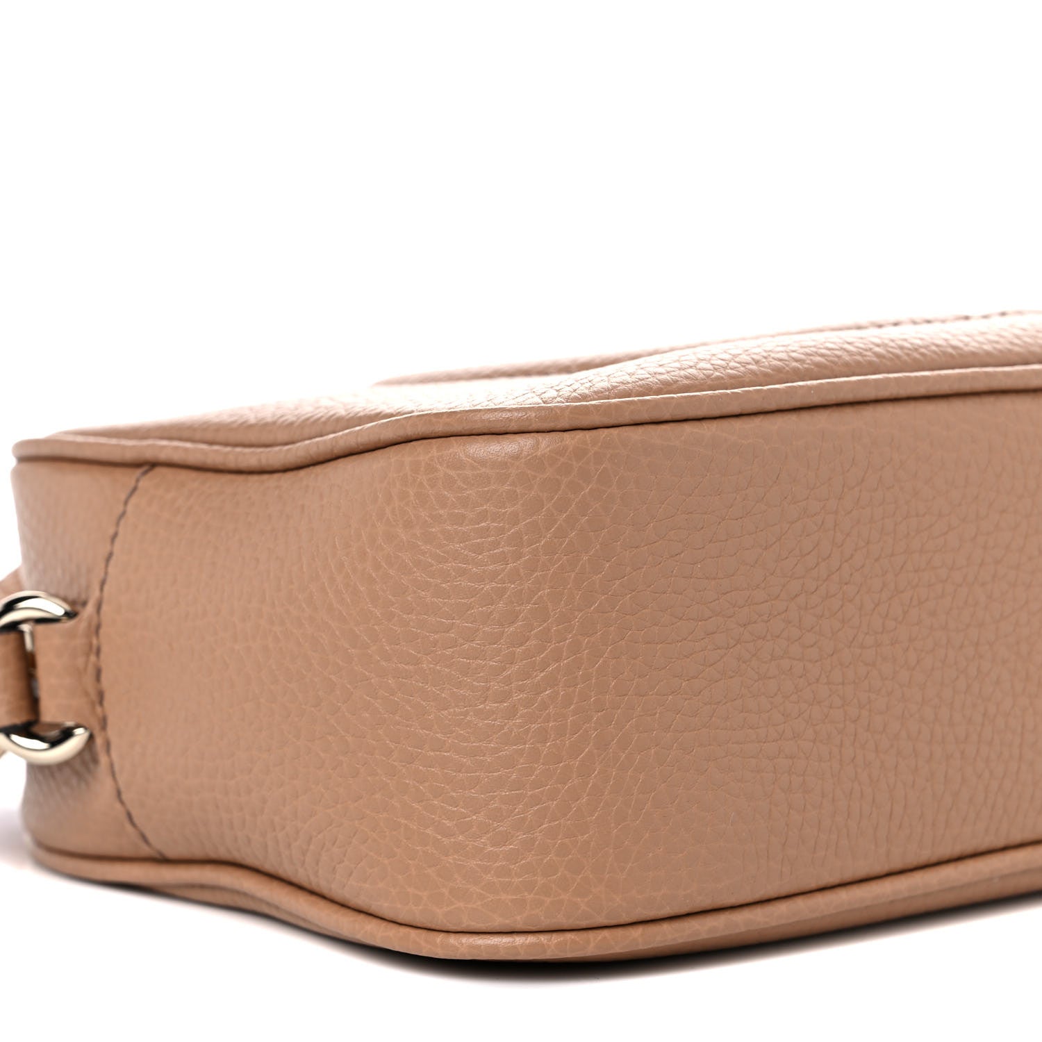 Gucci Pebbled Calfskin Small Soho Disco Bag Camelia 8 of 9