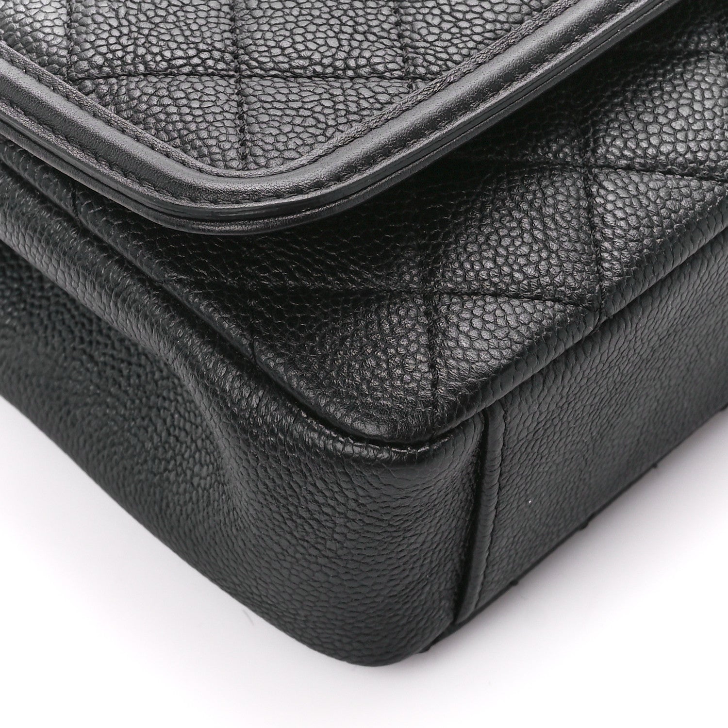 Chanel Caviar Quilted Small CC Filigree Flap Black 9 of 11