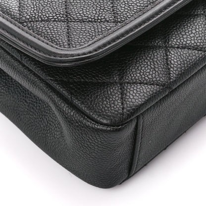 Chanel Caviar Quilted Small CC Filigree Flap Black 9 of 11