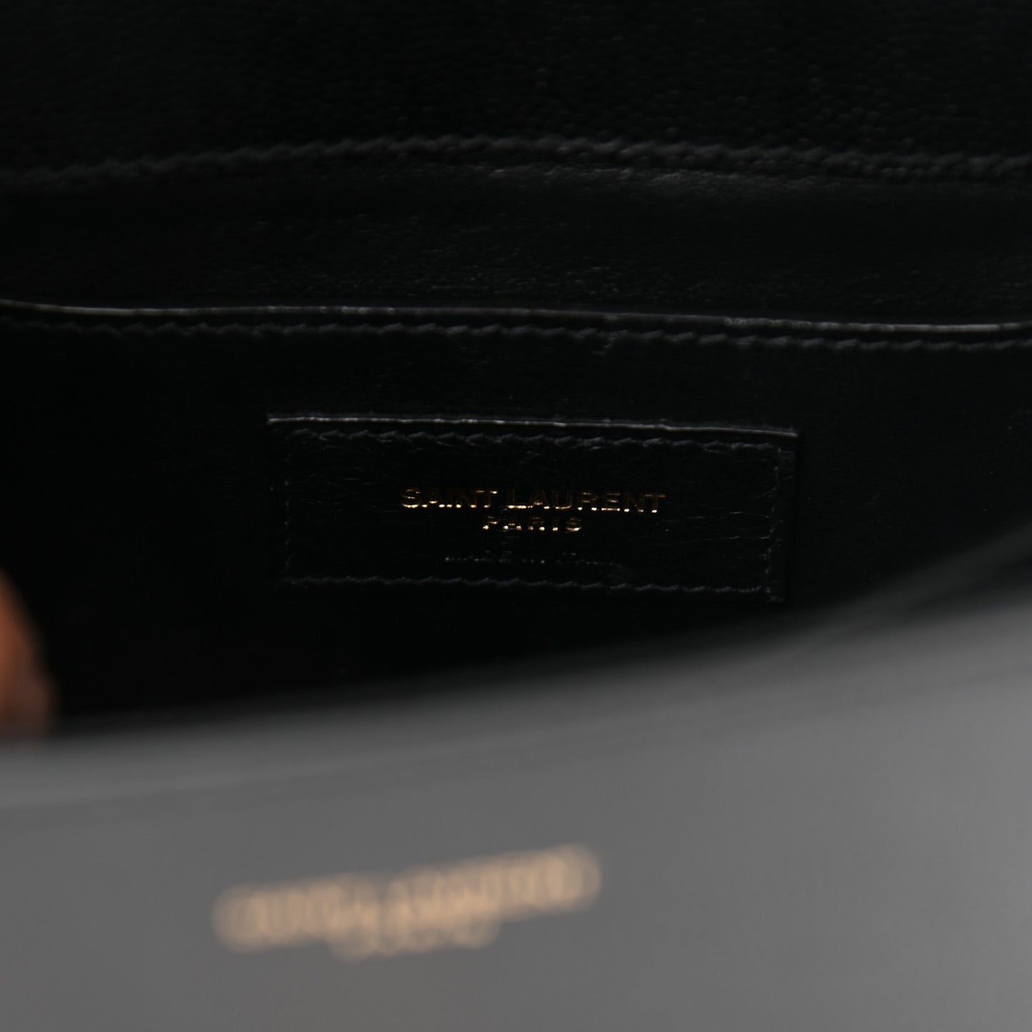 Grain de Poudre Mini Classic Monogram Cassandra Top Handle Black