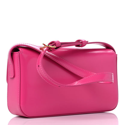 Celine Shiny Calfskin Triomphe Shoulder Bag Fuchsia 3 of 9