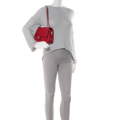 Chanel Caviar Medium Double Flap Red 2 of 10