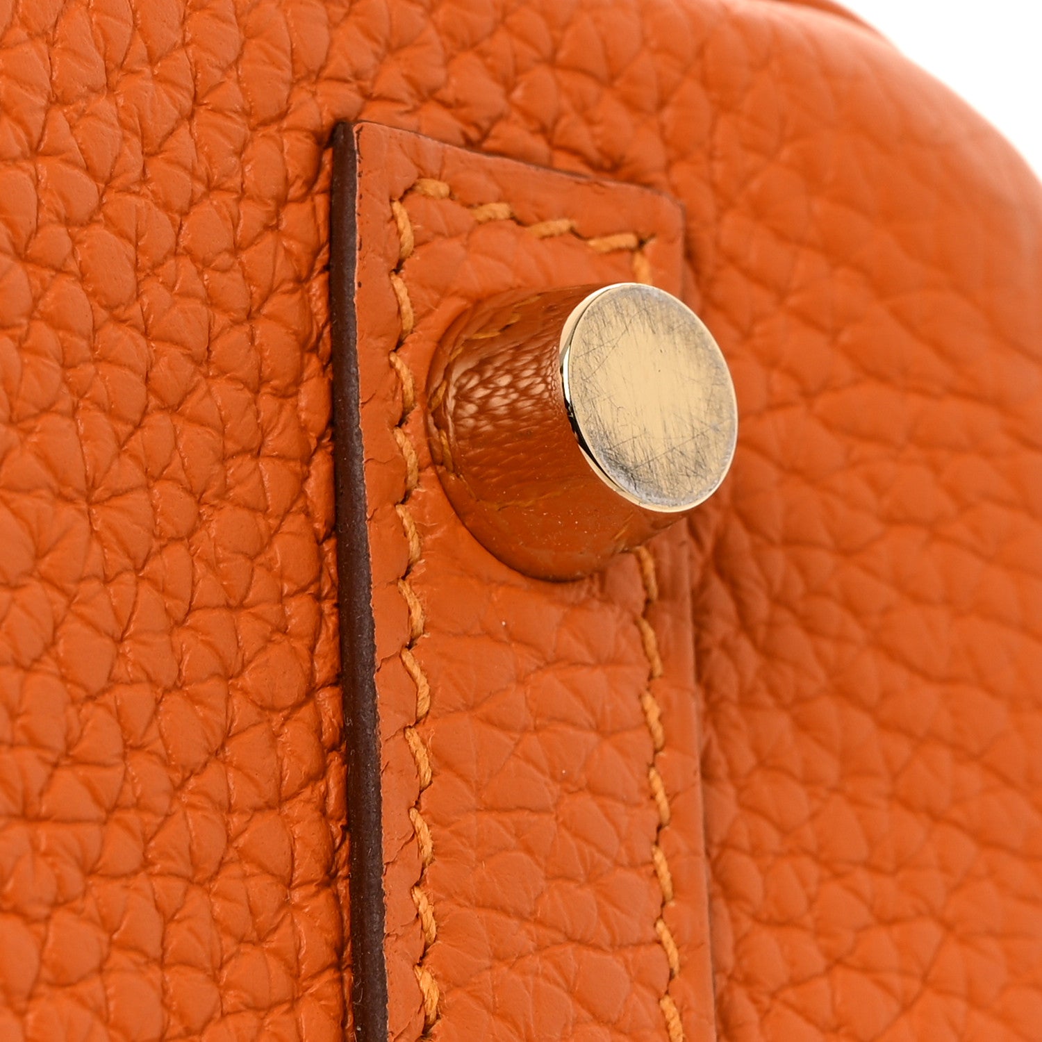 Hermes Taurillon Clemence Birkin 30 Abricot 17 of 20