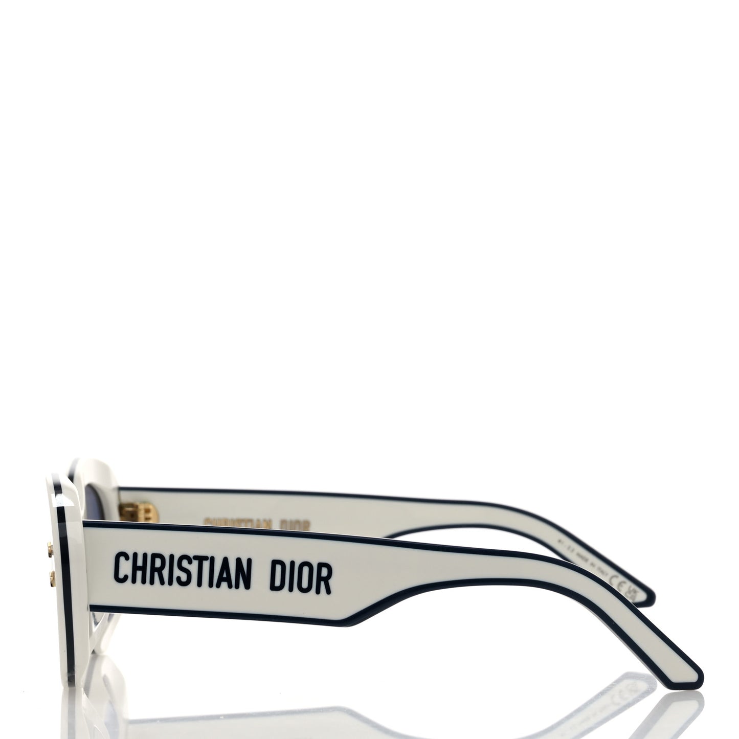 Acetate DiorPacific B1U Butterfly Sunglasses White