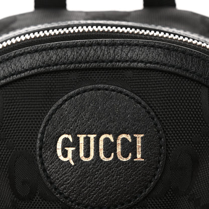 Gucci Econyl Nylon Monogram Off The Grid Sling Backpack Black 14 of 14