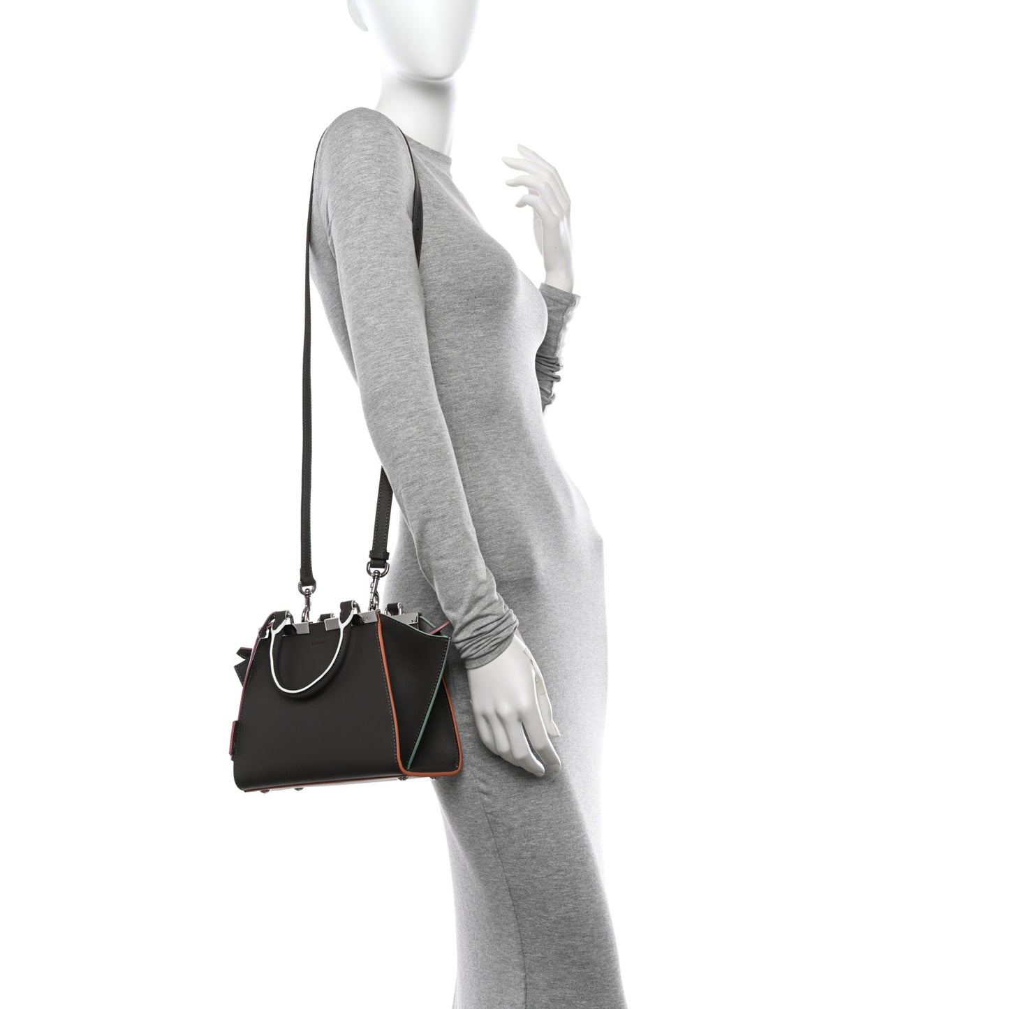 Vitello Dolce Mini 3jours Tote Carbone