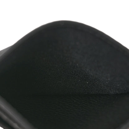 Christian Dior Grained Calfskin Logo Card Holder Black 5 of 7
