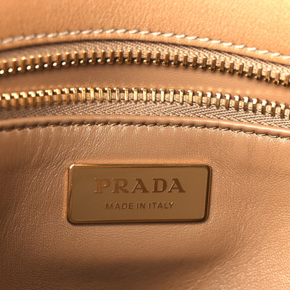Prada Saffiano Mini Galleria Double Zip Tote Caramel 6 of 10