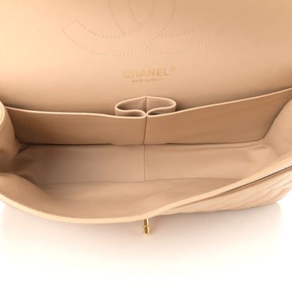 Chanel Caviar Quilted Jumbo Double Flap Beige Clair 4 of 11