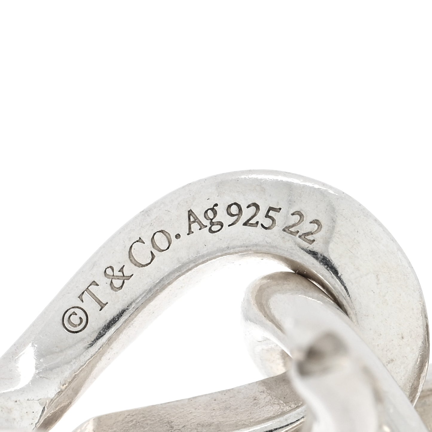Sterling Silver Forge Drop Link Earrings