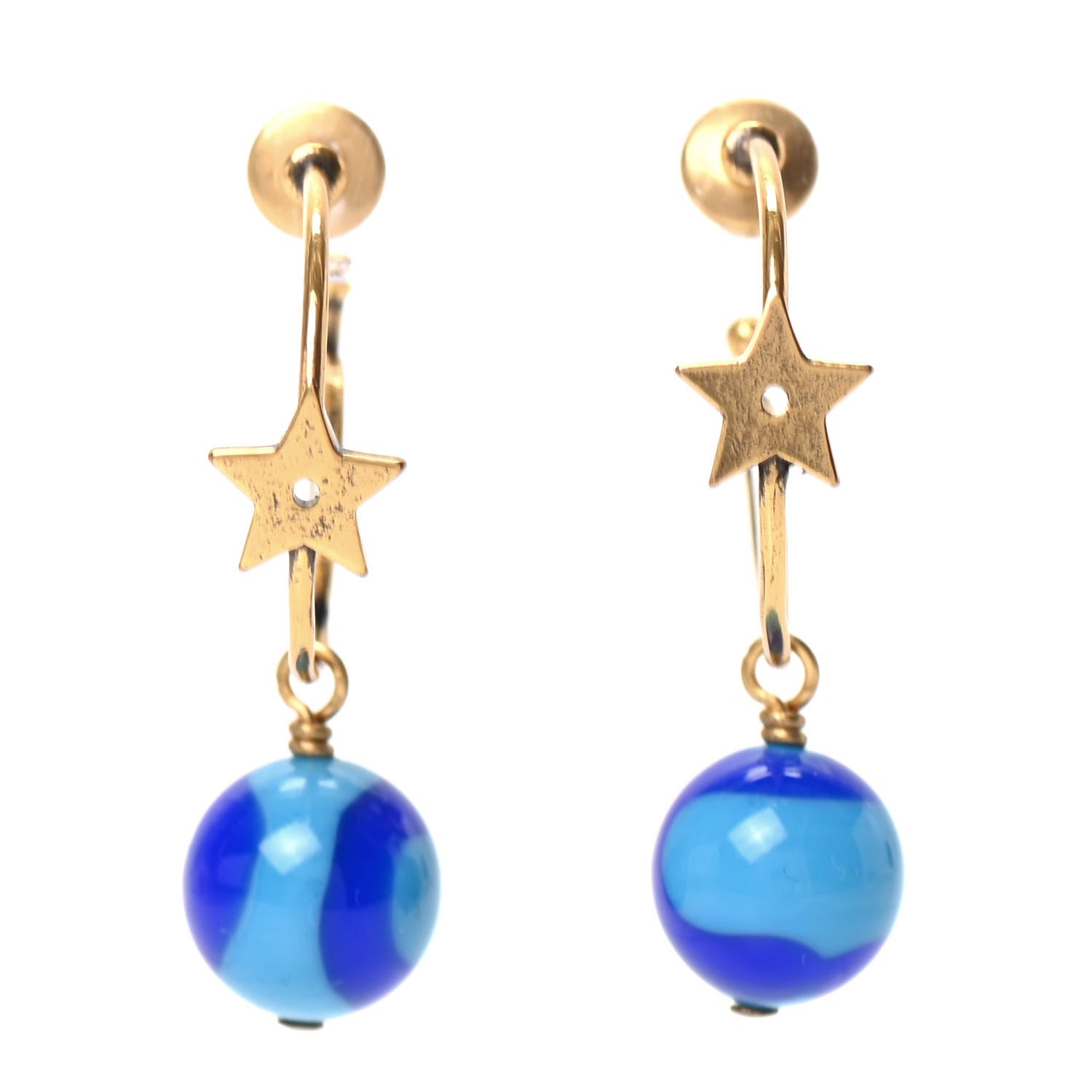 Christian Dior Astre Lunaire Tribales Hoop Earrings 1 of 5