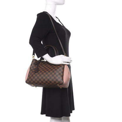 Louis Vuitton Damier Ebene Cuir Taurillon Brittany Magnolia 2 of 9
