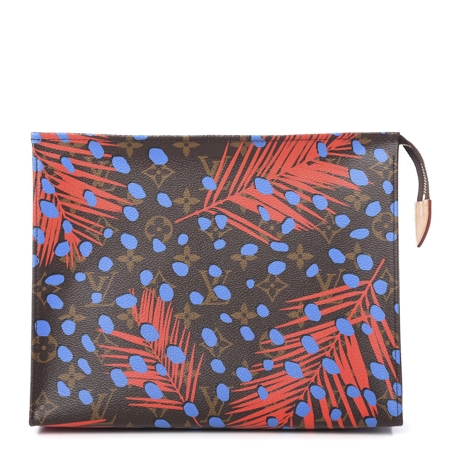 Louis Vuitton Monogram Jungle Dots Toiletry Pouch 26 Coquelicot Denim 1 of 7