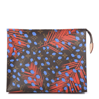 Louis Vuitton Monogram Jungle Dots Toiletry Pouch 26 Coquelicot Denim 1 of 7