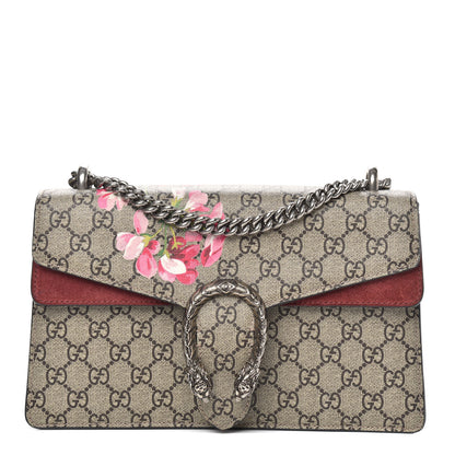 Gucci GG Supreme Monogram Blooms Small Dionysus Shoulder Bag Beige Multicolor Dry Rose 1 of 13