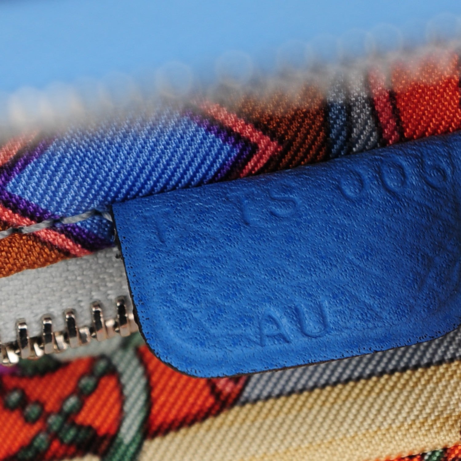 Hermes Epsom Silk'In Wallet Bleu Paradis Gris Perle 9 of 9